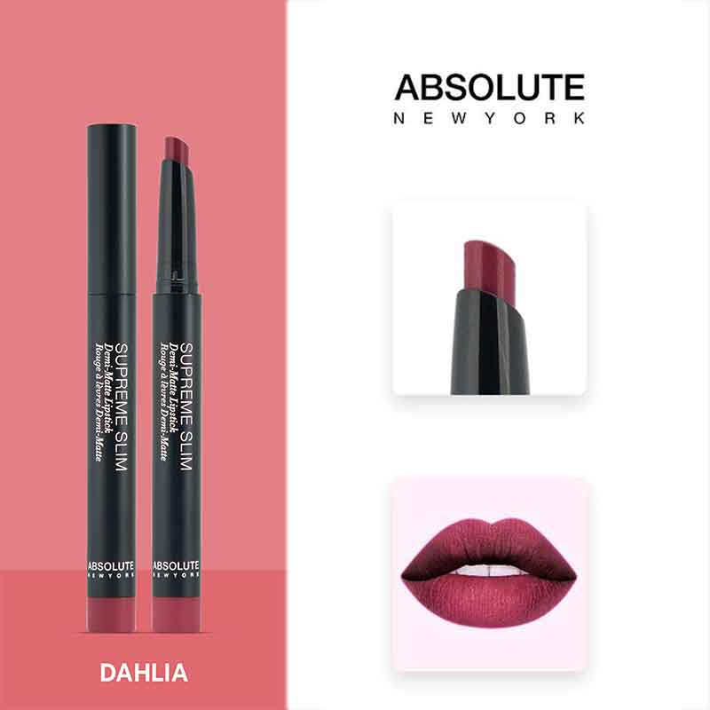 Absolute New York Supreme Slim Demi Matte Lipstick-Dahlia