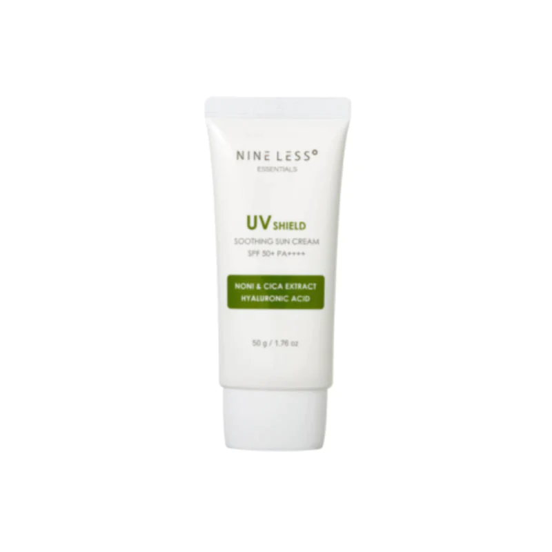 [NINE LESS] ESSENTIALS UV SHIELD SOOTHING SUN CREAM SPF 50+ PA++++ 50G