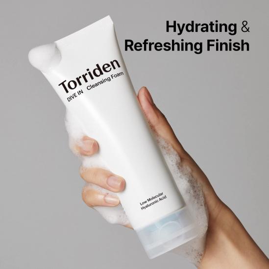 TORRIDEN DIVE IN LOW MOLECULAR HYALURONIC ACID CLEANSING FOAM 150ML