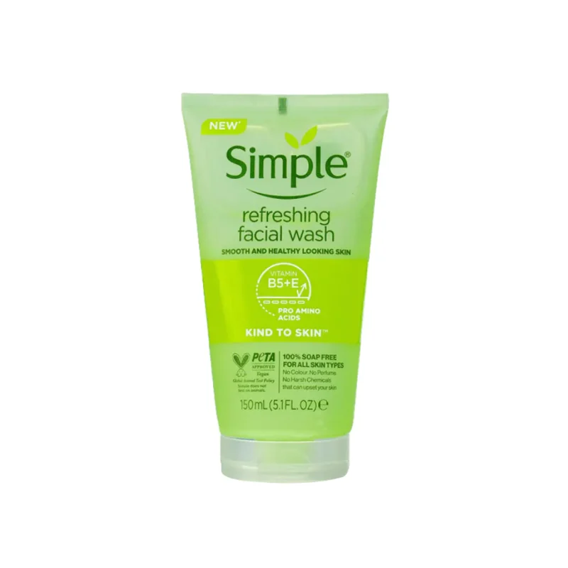 SIMPLE KIND TO SKIN REFRESHING FACIAL GEL WASH 150ML