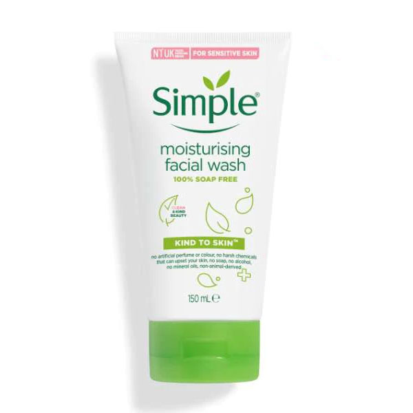 SIMPLE MOISTURISING FACIAL WASH 150ML