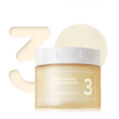 NUMBUZIN NO.3 RADIANCE GLOWING JUMBO ESSENCE PAD 150ML