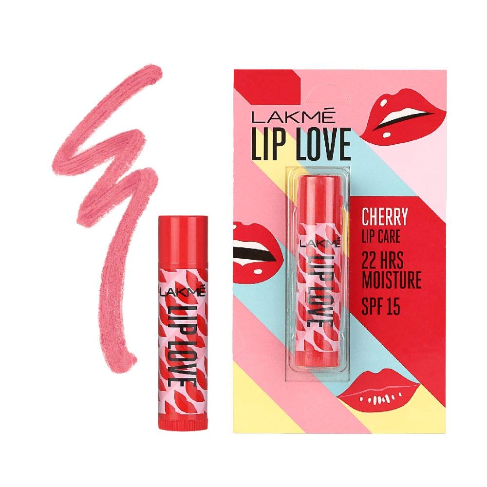 Lakme Lip Love Chapstick Cherry SPF 15 (4.5gm)