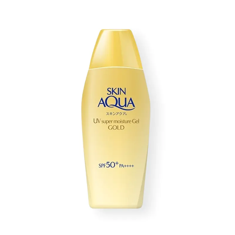 Skin Aqua Super Moisture Gel Gold Sunscreen SPF50+ PA++++ 110g