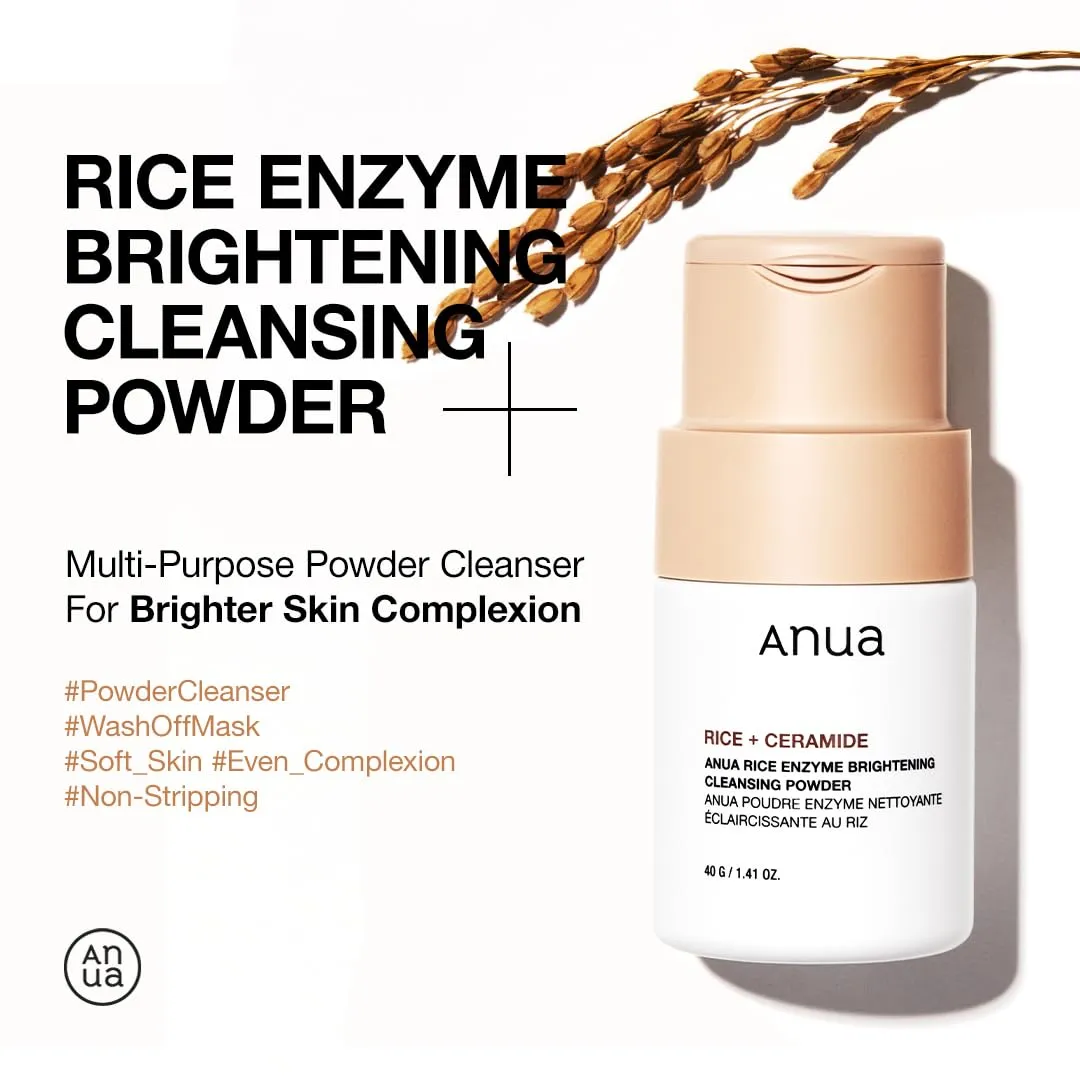 Anua] Rice Enzyme Brightening Cleansing Powder 40g