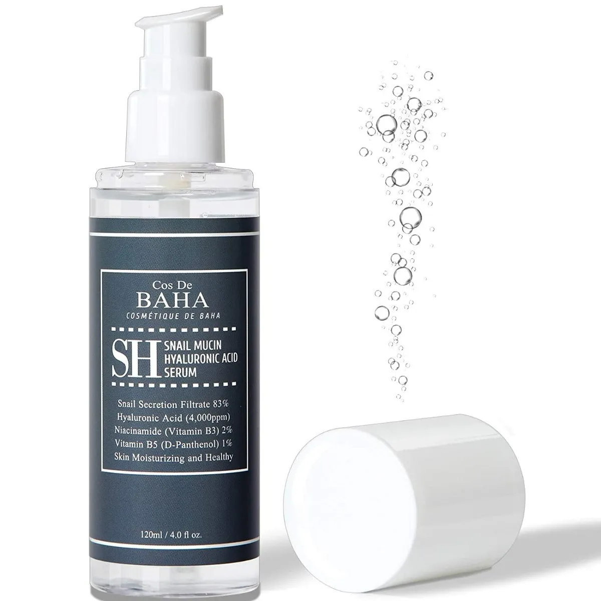 Cos De BAHA Snail Mucin Hyaluronic Acid Serum SH (120ml)