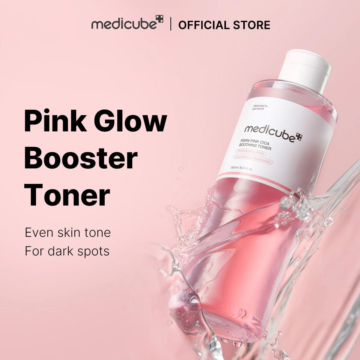 Medicube PDRN PINK CICA SOOTHING TONER 250ml