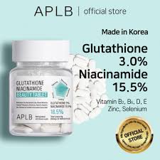 APLB Glutathione Niacinamide Beauty Tablet 500mg x 30 Tablets