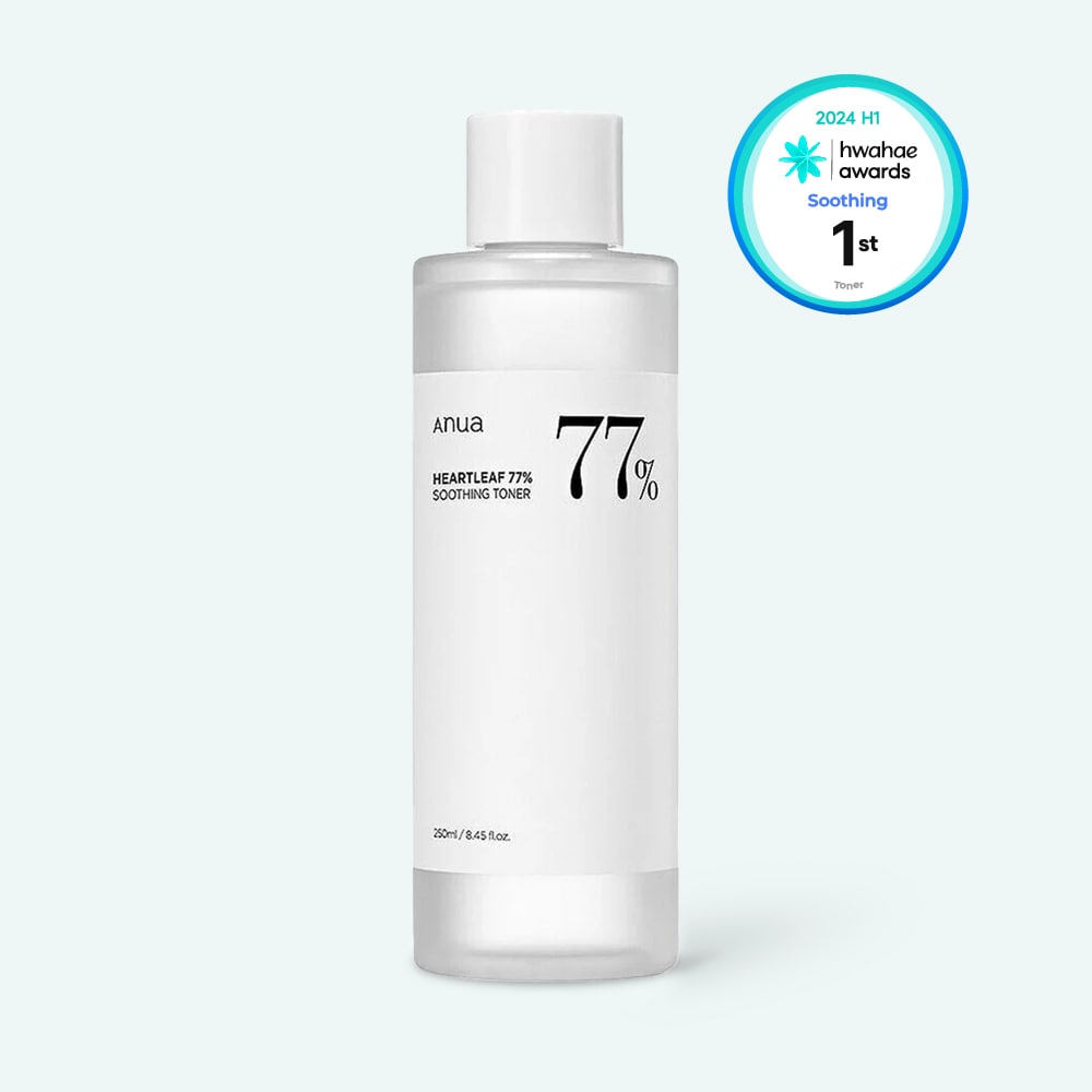 ANUA HEARTLEAF 77% SOOTHING TONER 250ML